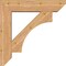 Ekena Millwork Westlake Slat Smooth Bracket w/ Offset Brace, Western Red Cedar, 7 1/2"W x 32"D x 32"H BKT0806X32X32WTL06SWR - alternate 4